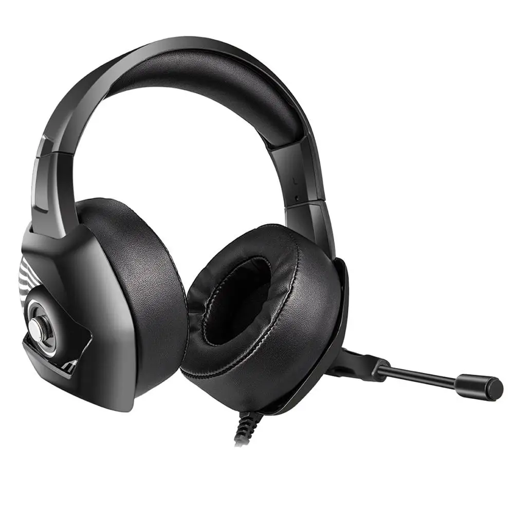 Günstig ONIKUMA K6 Gaming Headset für Mobile Gaming Headset E sport mit Mikrofon Stereo Surround USB Headset für PC und laptop