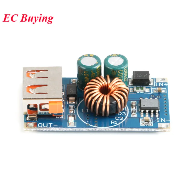 USB DC понижающий преобразователь 12V 24V постоянного тока до QC2.0 QC3.0 быстрая зарядка