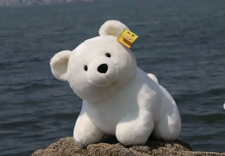 valentine's day polar bear stuffed animal