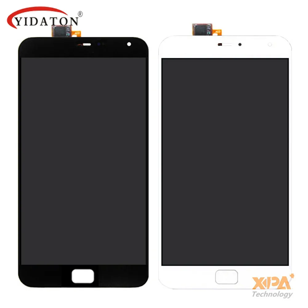 

High Quality New LCD Display + Digitizer Touch Screen Assembly For Meizu MX4 Pro 5.5" Cell Phone 2560*1536 Black White Color