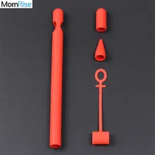 4 в 1, мягкий силиконовый чехол для карандашей Apple, чехол для карандашей, крышка для кабеля, адаптер, крышка, защита от потери, ремешок, трос для iPhone, набор для сенсорных ручек