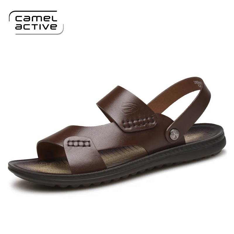 Camel Active Men Sandals Genuine Leather Men Beach Sandals Brand Men ...