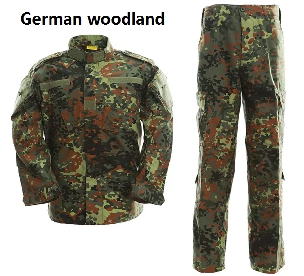 

Outdoor US Army Military Tactical Uniform Shirt + Pants Camouflage BDU Combat Uniform Men's Clothing Set Suit For Airsoft Shoot