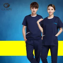 Медицинская Униформа с короткими рукавами унисекс кисть ручная одежда больница салон красоты скраб набор стоматологическая клиника аптека медицинская униформа