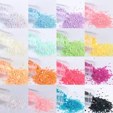 15000Pcs//Lot 2mm Flat Round loose sequins sewing wedding Craft Nail arts