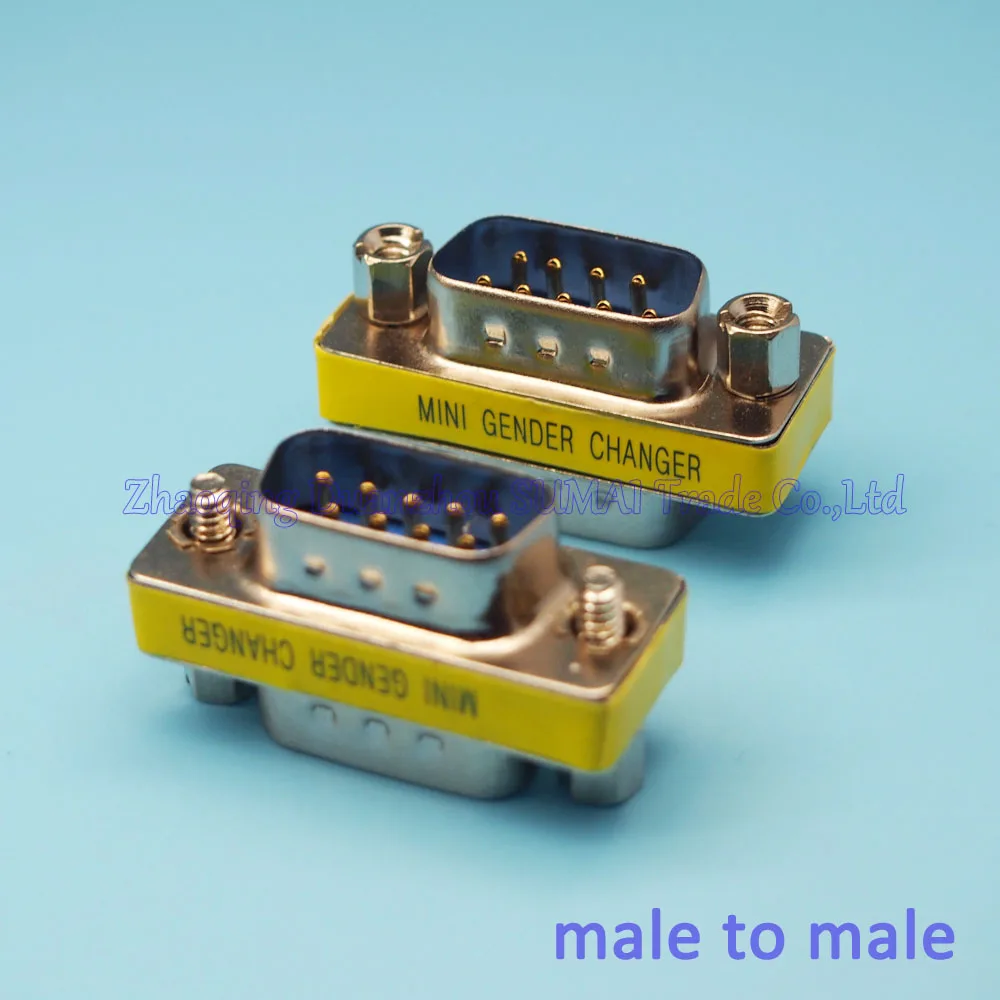 DB9 어댑터 RS232 9Pin to 9pin male to male 어댑터 VGA 커넥..