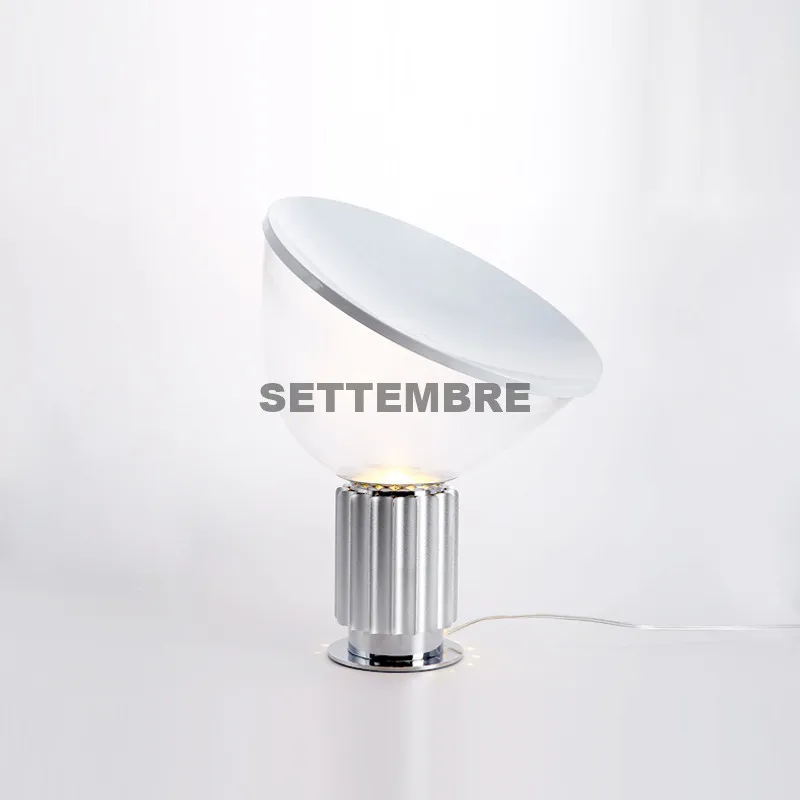 Modern Art Deco Table Lamps for Living Room Bedroom Dining Antique Radar Glass Bedside Lamp Lamparas De Mesa Para El Dormitorio