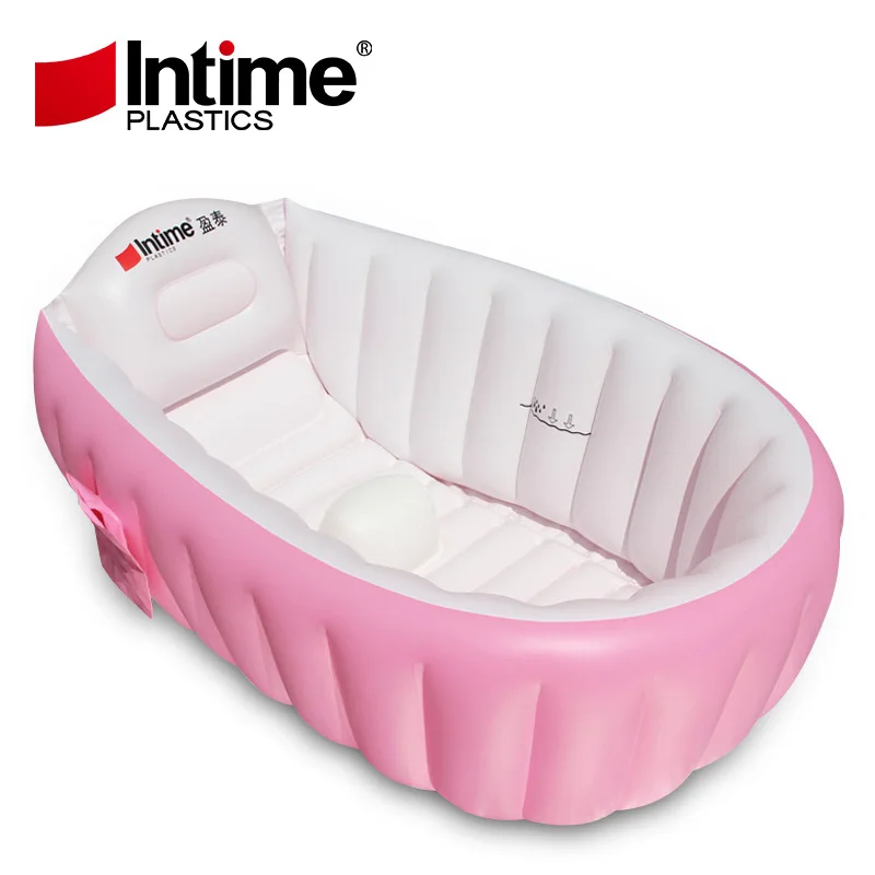 pvc spessa materiale verde di sicurezza infantile bambino vasca gonfiabile vasca da bagno antiscivolo con borse