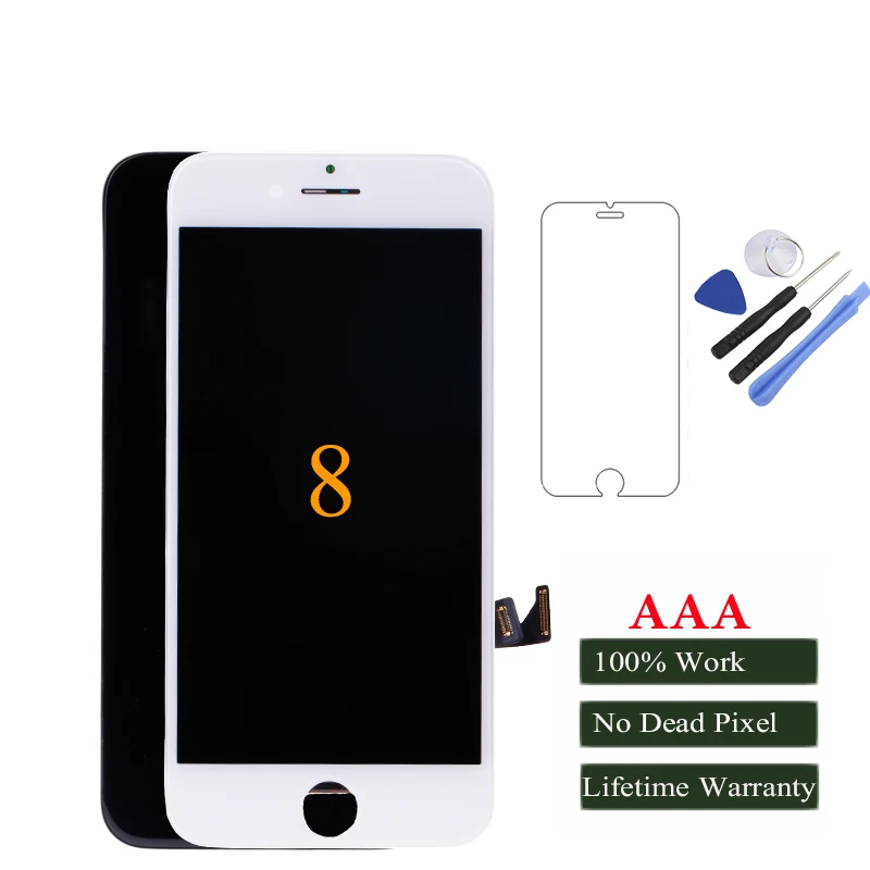 

AAA Quality LCD Screen For iPhone 8 Display Assembly Replacement with Original Digitizer Phone Parts for iphone 8 8 plus lcd