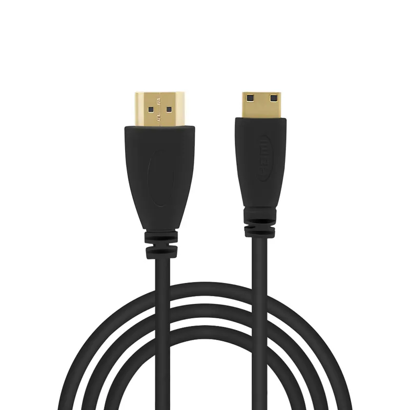 Позолоченный HDMI к MINI HDMI кабель 1,4 версия штекер Male-Male HDMI 1080p 3D для планшетов 0,5 м 1 м, 1,5 м, 2 м, 3 м, 5 м