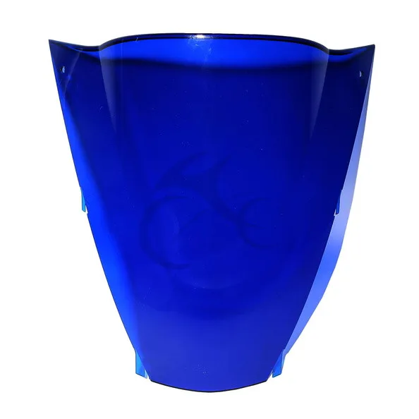 Двойной пузырь синего цвета лобовое стекло для KAWASAKI Ninja ZX-12R ZX12R 02-06