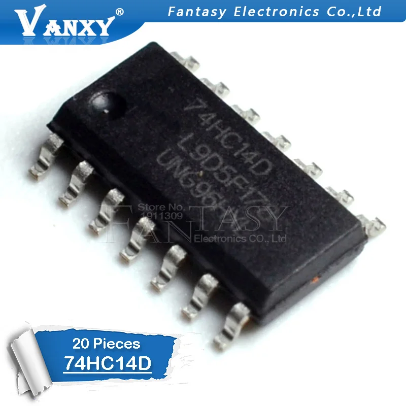 20 шт. 74HC14D SOP14 74HC14 СОП SN74HC14DR SN74HC14 SMD новое и оригинальное IC