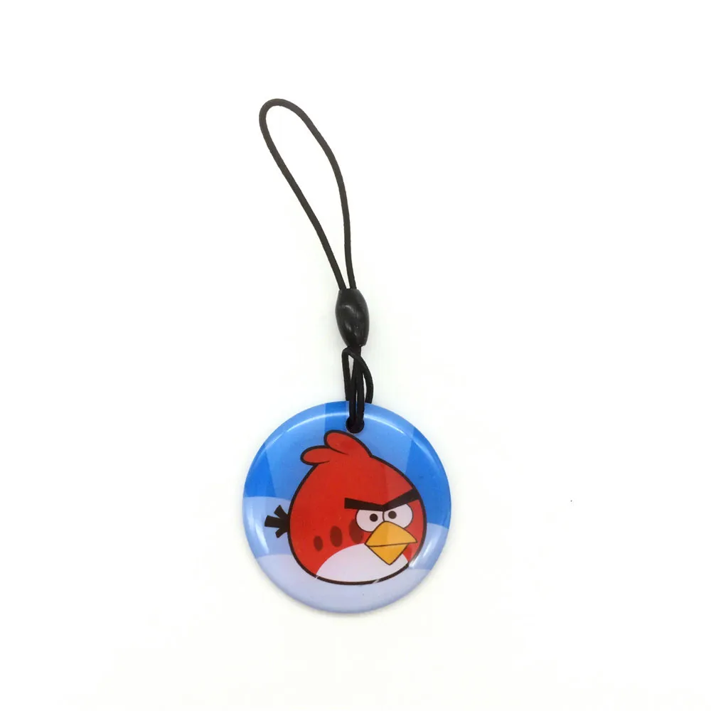 

UID 13.56MHZ Changeable MF S50 1K NFC Card Cartoon RFID Keychain Keyfob Key Rewritable Smart Card 1Pcs