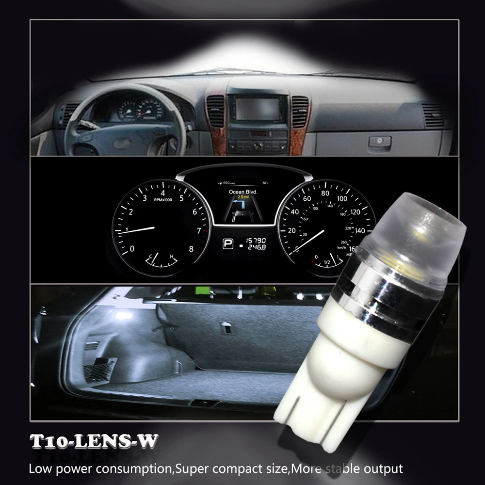 Прямая поставка T10 5730 светодиодный светильник для автомобиля, номерного знака/чтения/багажника/панельного светильника DRL для автомобиля