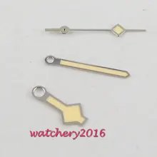 Парнис серебристое окаймление оранжевый светящиеся знаки стрелки часов подходят Miyota 8215 движение