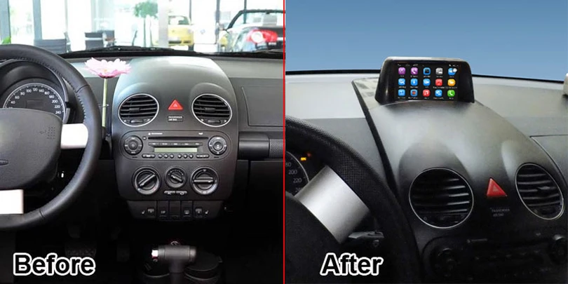 Flash Deal Upgraded Original Android 7.1 Car Radio Player Suit to Volkswagen VW Beetle GPS Navigation Car Video Player Built in Bluetooth 2