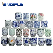2 шт./лот, винтажные чайные чашки Цзиндэчжэнь, керамические фарфоровые стаканчики для воды, стаканчики для чая в китайском стиле, посуда для чая, рождественские подарки