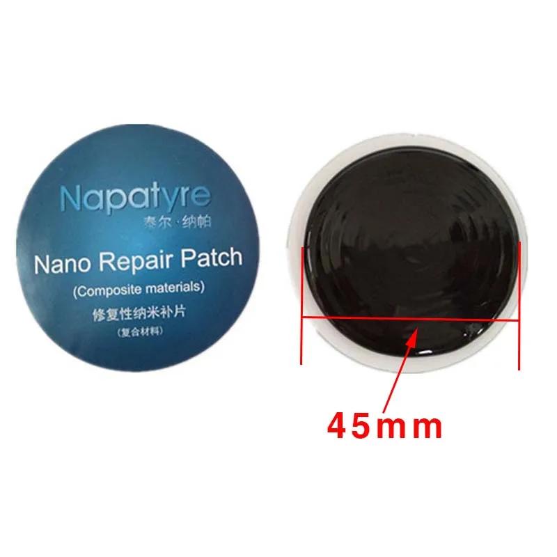 Quick self - adhesive cold patch film drying rubber automobile inner tube vacuum tire patch tool with  Glue free tire patch