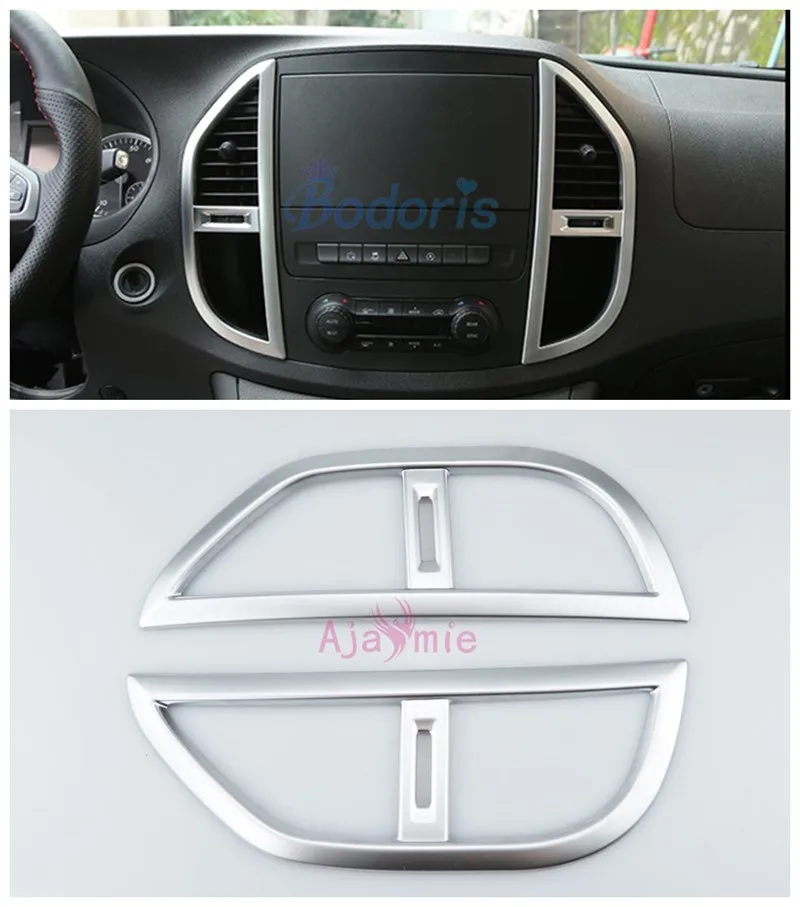 Для Mercedes Benz Vito W447 2014-2017 Средний контрольный Кондиционер AC Outlet Vent Cover Trim