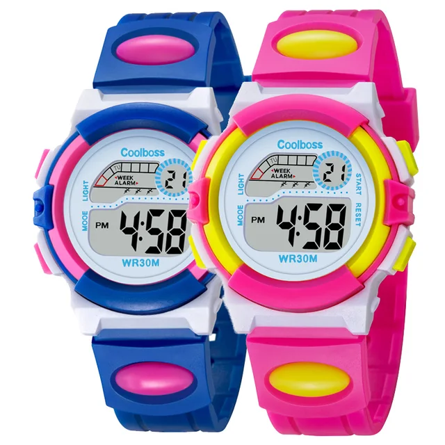 Fashion Sport Watch Children Kids Watches For Girls Students Electronic LED Digi Fashion Sport Watch Children Kids Watches For Girls Students Electronic LED Digi