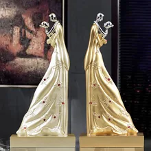 D Творческий домашняя меблировка Европейская полимерное декоративное украшение ручной работы Декор свадебные подарки свадебный подарок для влюбленных персонажей