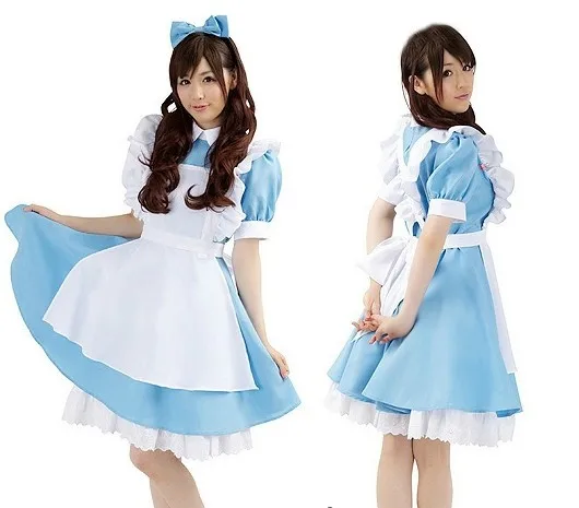 Alice In Wonderland Cos Cosplay Japanese Anime Costume Costumes Maid