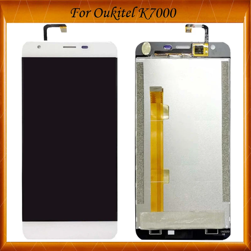 100% совместимость 5 0 &quotсенсорный экран с ЖК дисплеем для Oukitel K7000 сенсорным