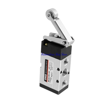 

Pneumatic Valve MV-09 Roller Lever 1/8" Exhaust 1/4" Inlet 2 Position 5 Way Mechanical Valve