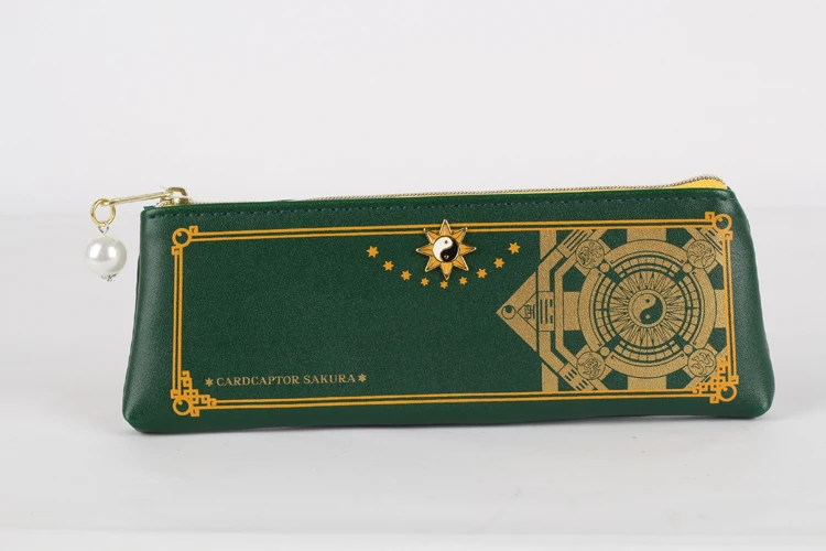 MSMO Anime CardCaptor Sakura Cosplay The Clow Long Zip Coin Purses Kinomoto Sakura Clow Card Wallet Purse 8