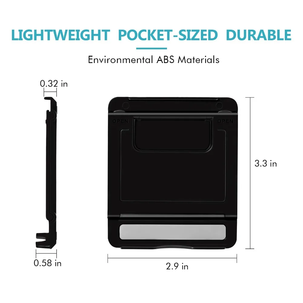 Универсальный складной стол для сотового телефона, пластиковый держатель, настольная подставка для вашего телефона, смартфона и кольцо планшета, держатель для телефона