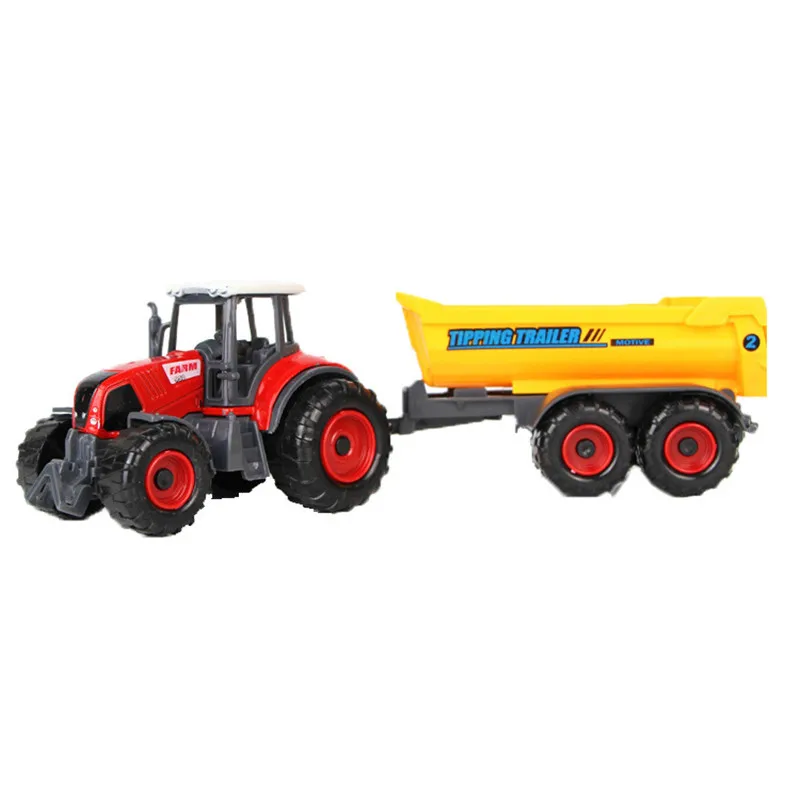 4 Types Diecast Mini Alloy Construction Vehicle Engineering Car Tractor Sprinkler Model Classic font b Toy