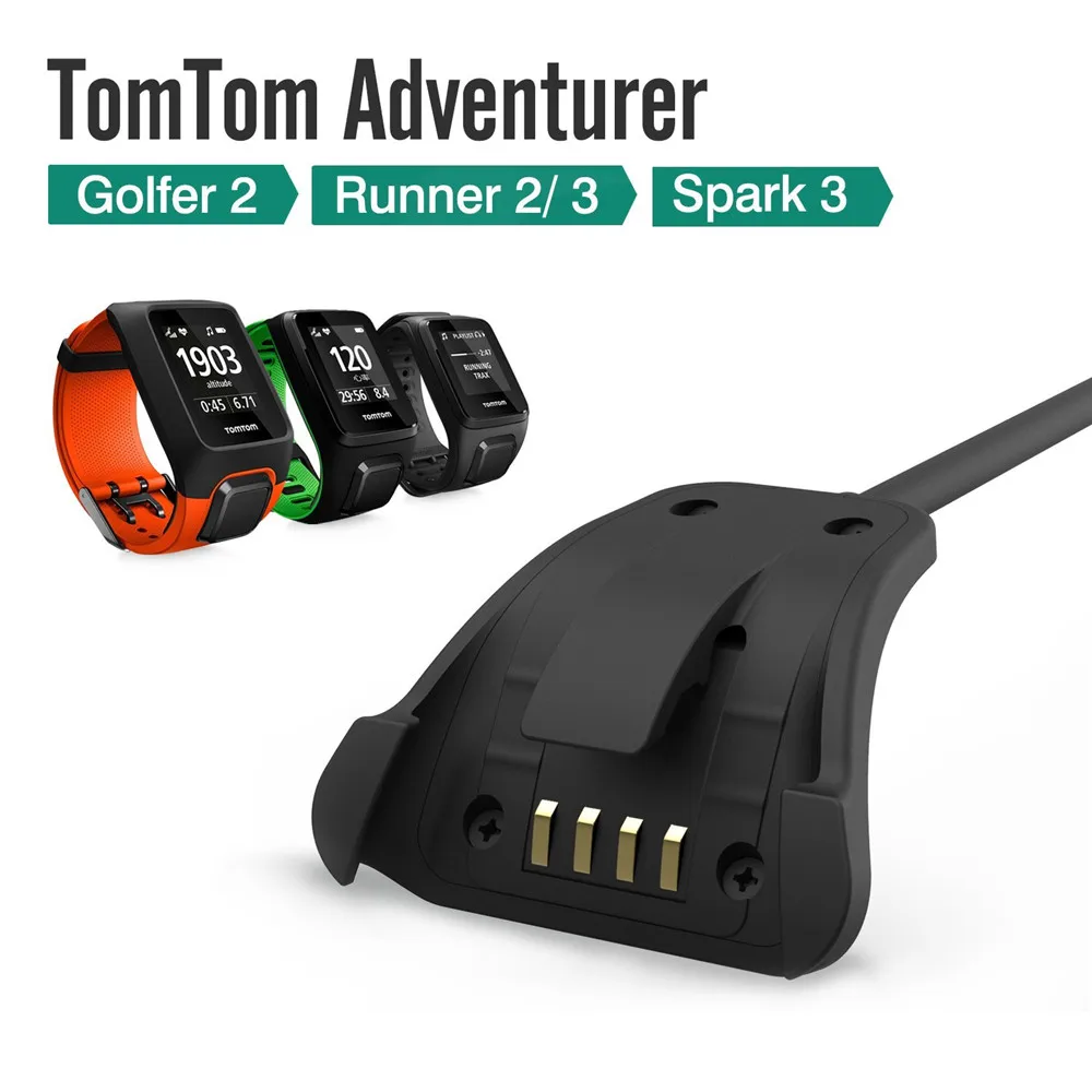 USB зарядная док станция для TomTom Runner 2 3/Adventurer/Golfer 2/Spark 3 зарядное устройство GPS часов