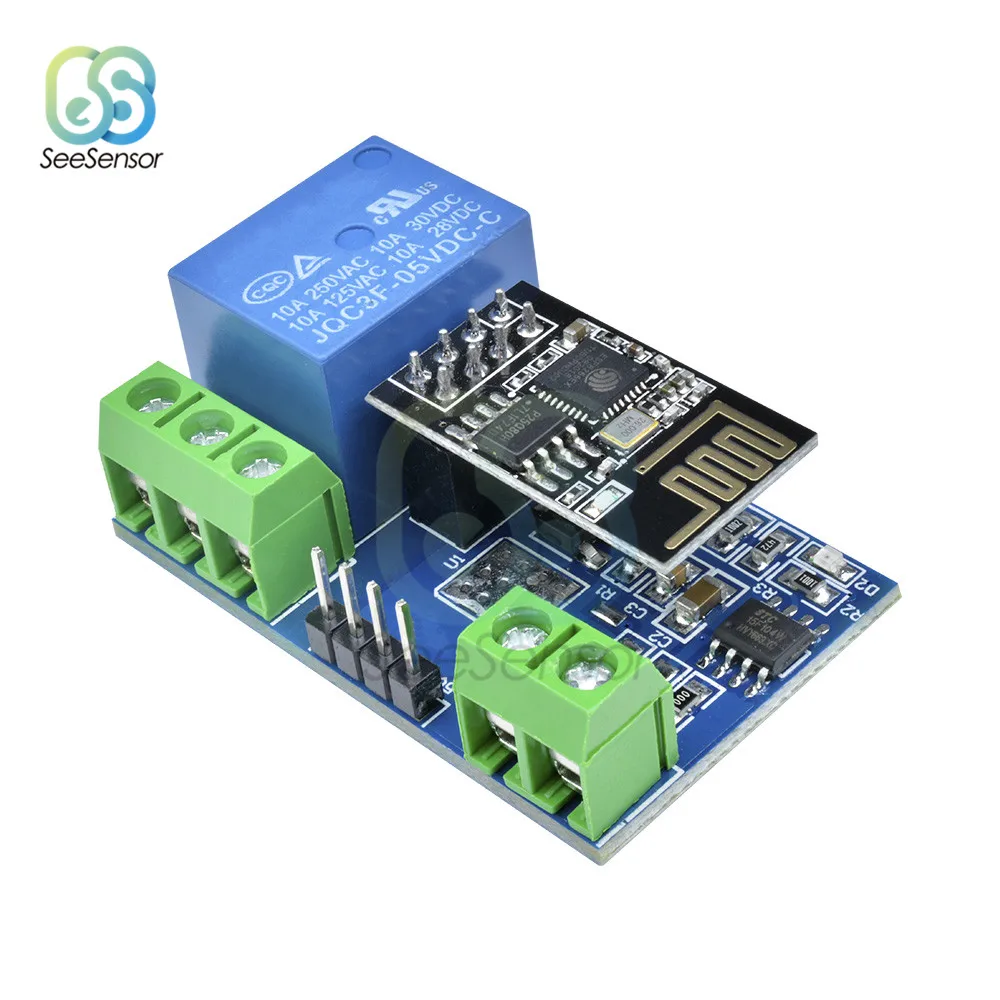 ESP8266 5 в Wifi релейный модуль ESP 01S пульт дистанционного управления Переключатель