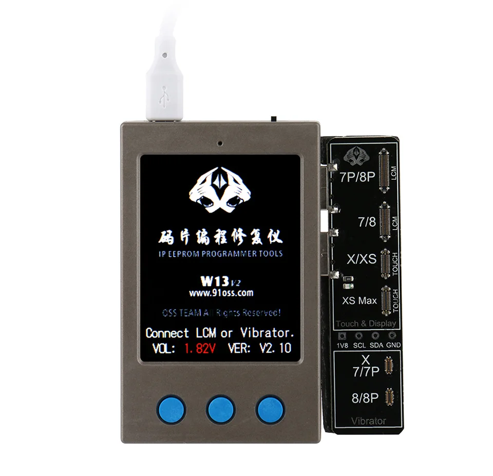ЖК-дисплей Экран EEPROM Фоточувствительный данных программист чтения резервного копирования программист для iPhone 7/7 P/8/8 P/X/XR/XS Max сменная лампа