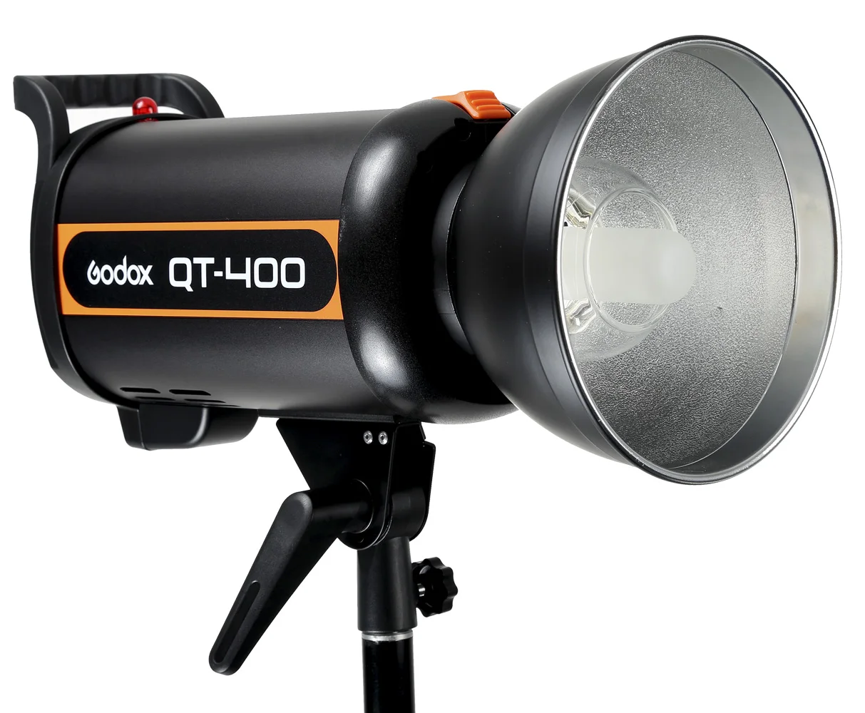 Godox QT400 400 Вт Строб Фотостудия Flash Light лампа 400 Вт для портретной моды свадебное художественной фотографии 220 В