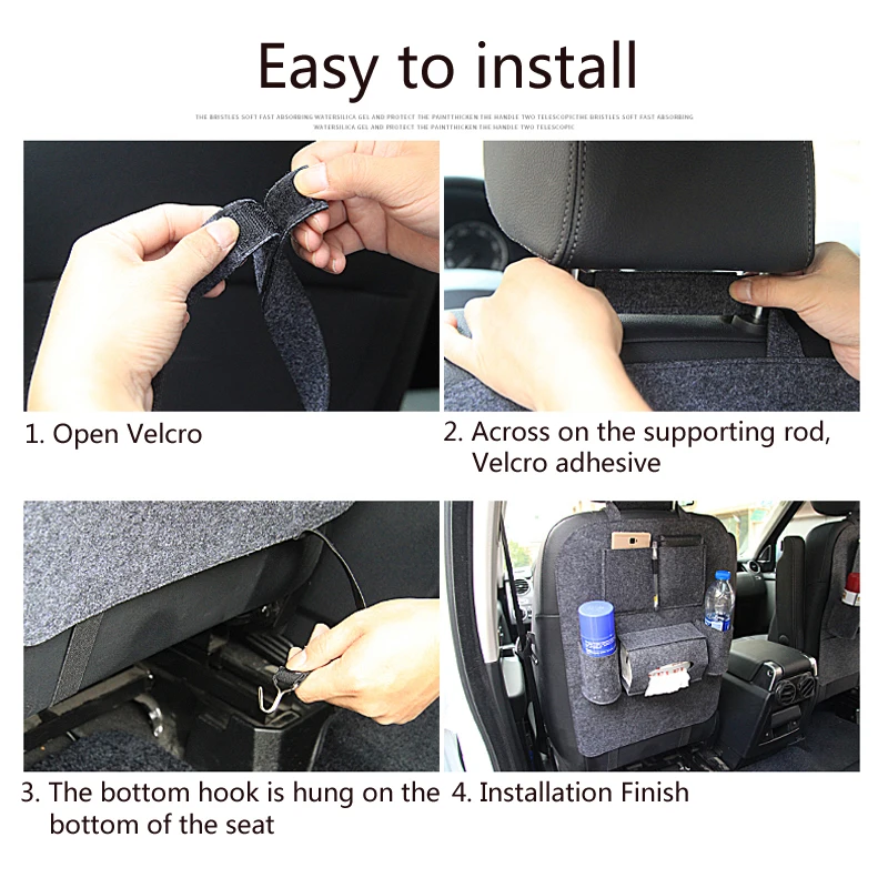 1x Car Storage Bag Protector Auto Accessories For Peugeot 307 206 308 407 207 3008 406 208 508 301 2008 408 5008