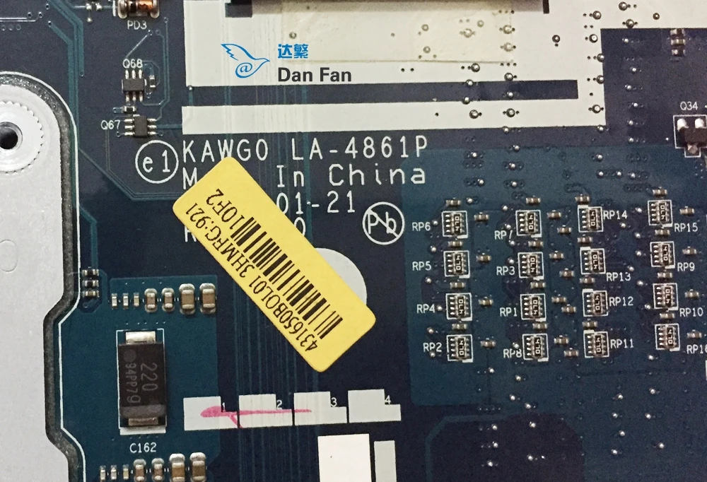MBPEE02001 для ACER 5516 5517 Материнская плата ноутбука KAWG0 LA-4861P материнская плата полностью протестировано работы