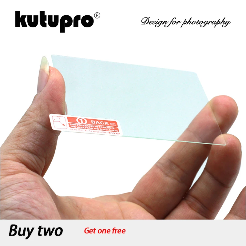 

KUTUPRO 9H Tempered Glass LCD Screen Protector w/ Top LCD Film for Canon EOS R 70D 77D 9000D 600D 80D / 6D Mark II 6D MK2