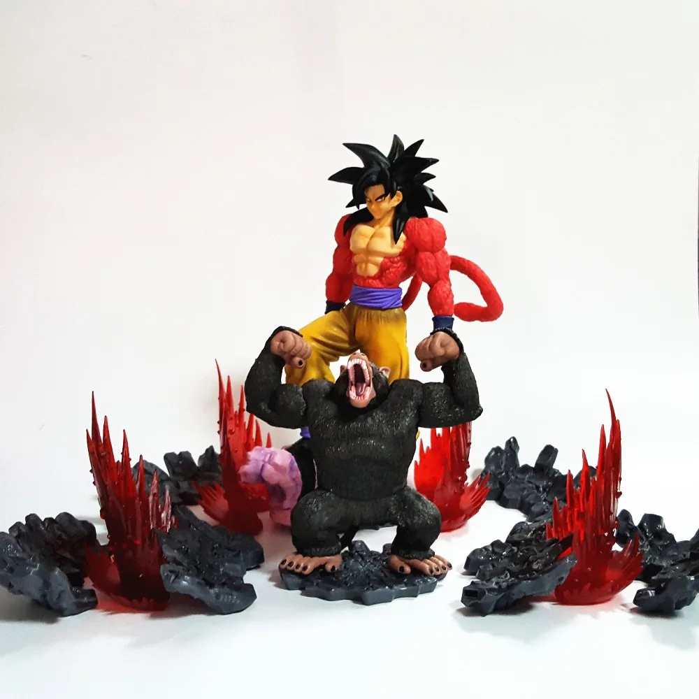 Фигурка Dragon Ball игрушки Goku Super Saiyan 4 Ape аниме Dragon Ball Z Son Goku ПВХ Фигурки figuas De Coleccion