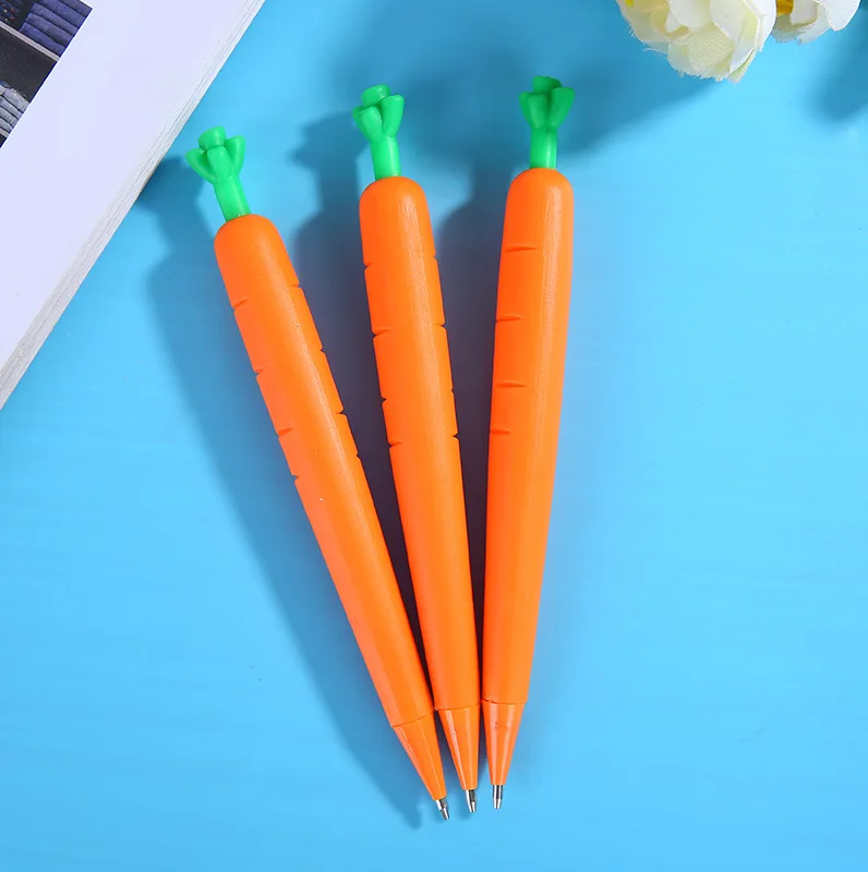Креативный механический карандаш с морковкой для письма, милая автоматическая ручка для рисования, школьные офисные принадлежности, канцелярские принадлежности, подарок