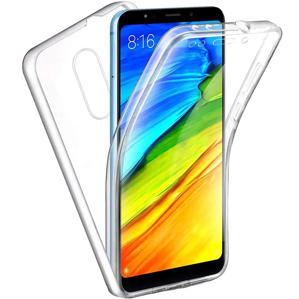 

Luxury 360 Case Full Cover for Xiaomi Redmi Note 4 4X 5 6 7 Pro Case Slim Clear Hybrid Case for Redmi 4X 5 6 7 Soft TPU Cover