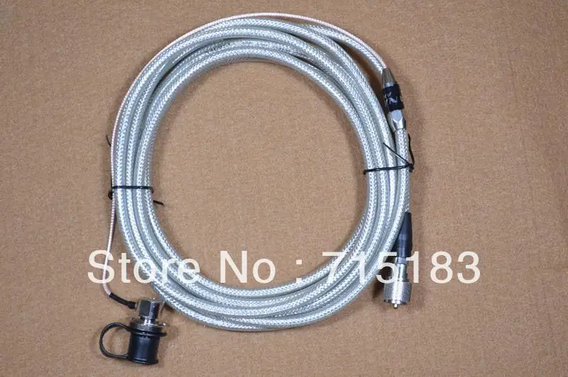 NAGOYA rc-5ms 5 м коаксиальный расширить кабель(серебро) SO239 к PL-259 для Мобильное радио
