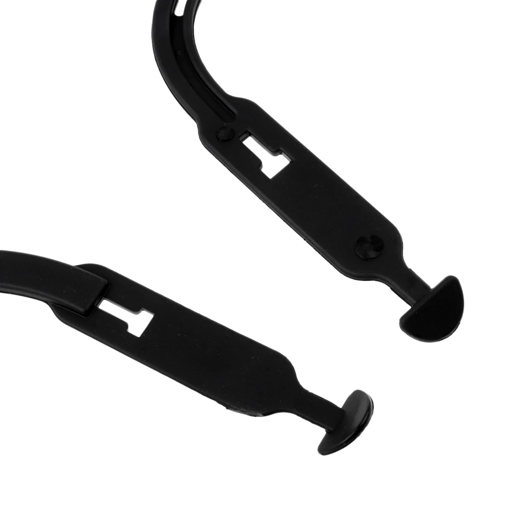 Set of 2 Ice Hockey Replacement Ear Loops Ear Slings Black Hockey Helmet Ear Loops Pair 
