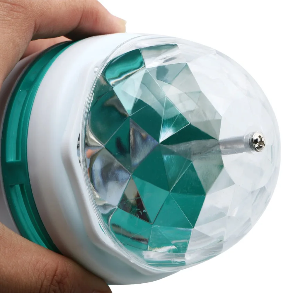 1 шт. E27 6 Вт RGB сценический светодиодный светильник Авто хрустальный шар