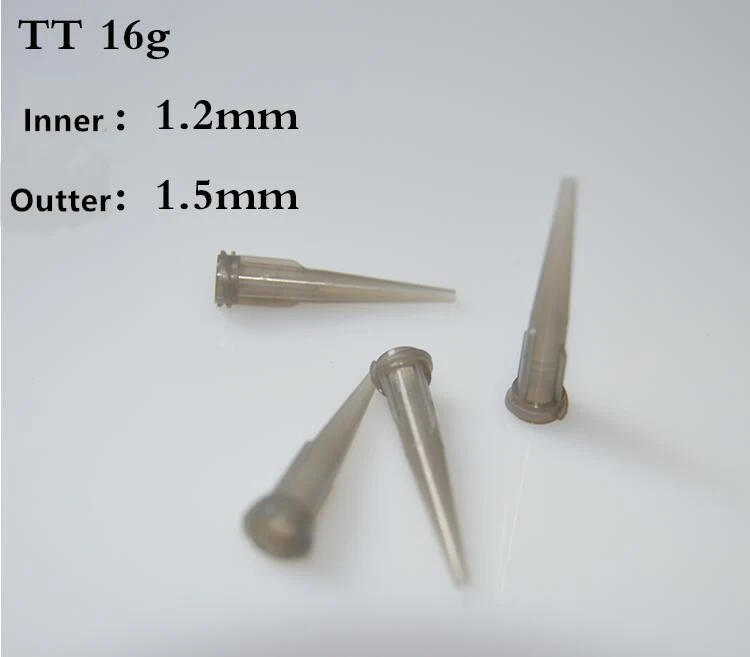 SZBFT 1000 шт./лот 16 г TT тип пластиковых косозубых промышленного клея игла для дозирования дозатор клея machine head