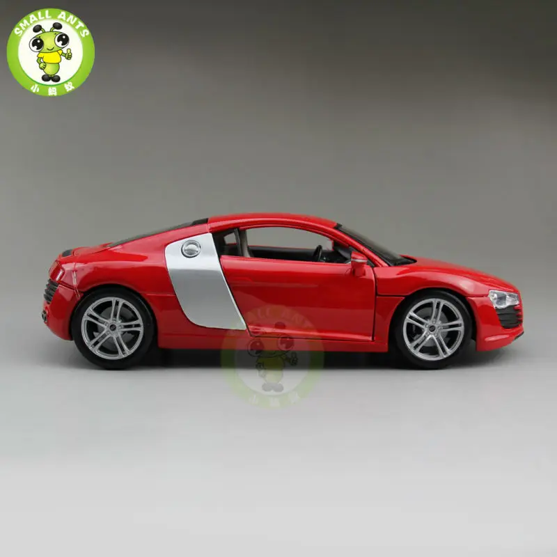 1/18 Audi R8 спортивный гоночный литой металлический автомобиль модель Maisto красный цвет