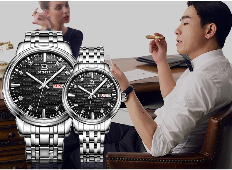 Швейцарские мужские часы Бингер от ведущего бренда, роскошные спортивные водонепроницаемые кварцевые часы, мужские Модные деловые часы, мужские часы