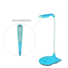 Home Adjustable USB Rechargeable Touch Sensor LED Reading Light Desk Table Lamp with 3 Level Adjustable Brightness –M