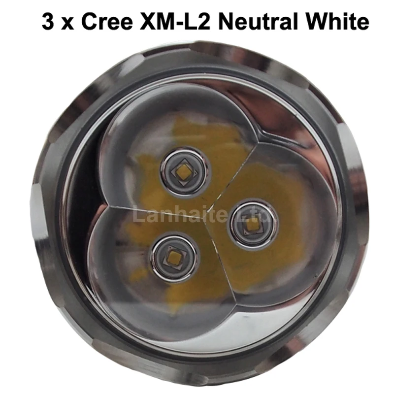 JKK35 3 x Cree XM L2 U3 светодиодный 5 режимный 3000 люмен фонарик с двойным USB портативным