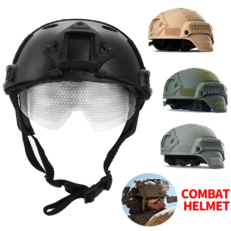 

Tactical Helmet 4 Color Hard Camouflage Specia Force Outdoor Equipment Wilderness Survival Protect The Head Side Rail